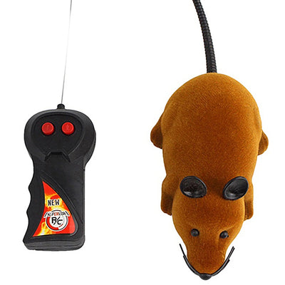 Animal Toys Funny RC Wireless Remote Control Rat Mouse Toy for Cat Dog Pet