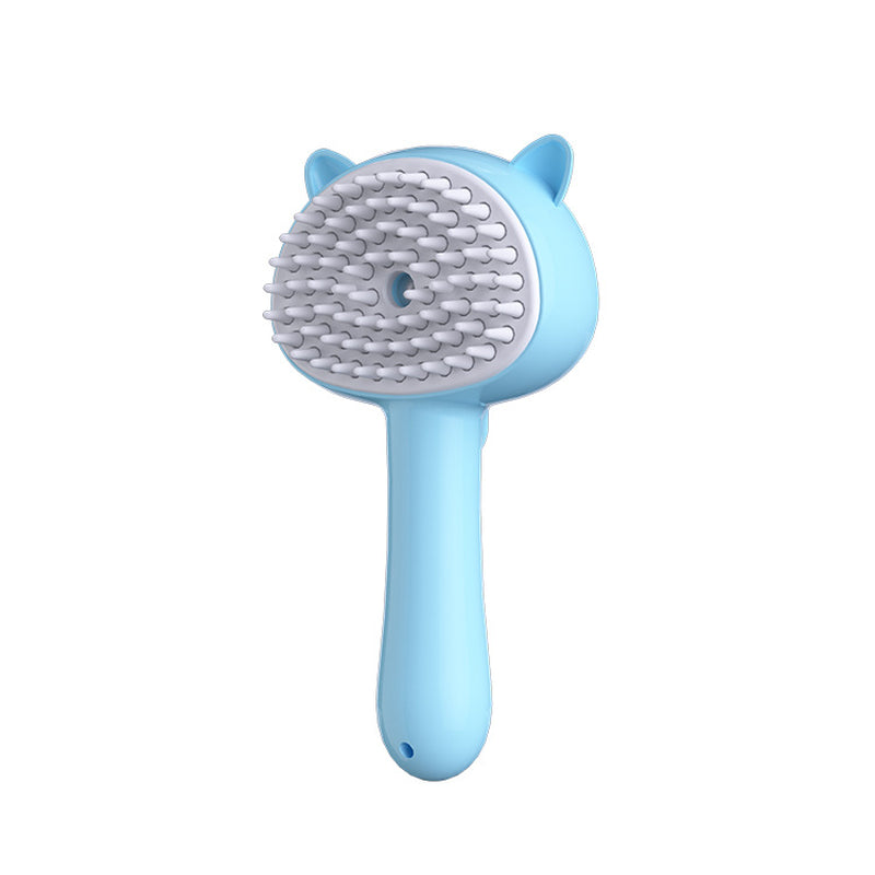 Hair Cleaning Brush with Mist Multifunctional Cat Grooming Brush Rechargeable Self Cleaning Slicker Brush for Pets Dogs & Catsb Pet Products