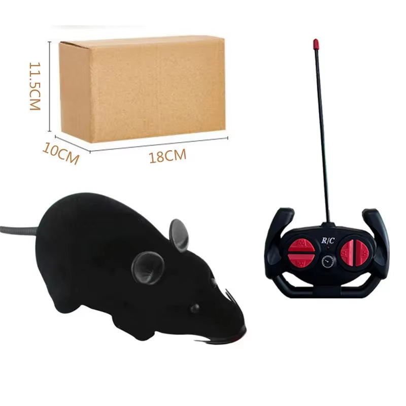 Robot Mouse Rat Funny Cat Toy with Remote Control Multicolor Mouse Wireless Controlled Rat Electric Interactive Pet Supplies