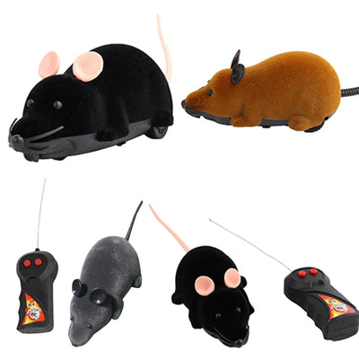 Animal Toys Funny RC Wireless Remote Control Rat Mouse Toy for Cat Dog Pet